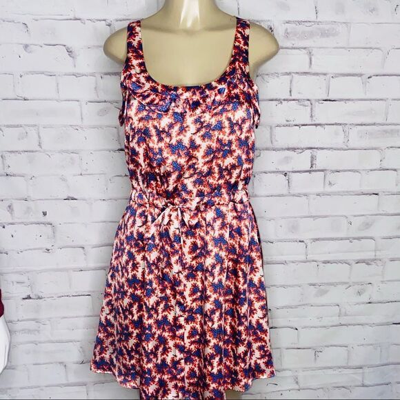 Collective Concepts paisley sleeveless dress with tie waist - Picture 1 of 10